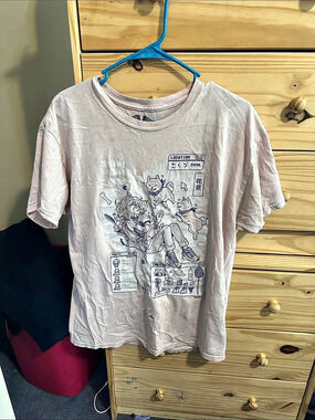 Vapor95 Shiba Quest T-Shirt Graphic Tee Pink